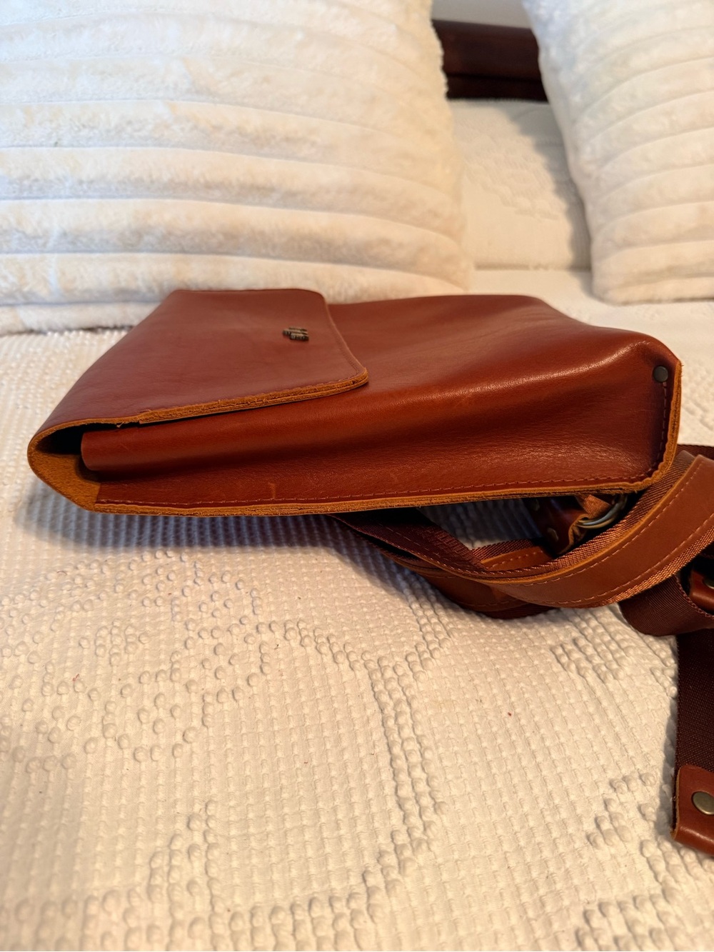 Portland Leather Chestnut Sierra Backpack - Picture 5 of 7